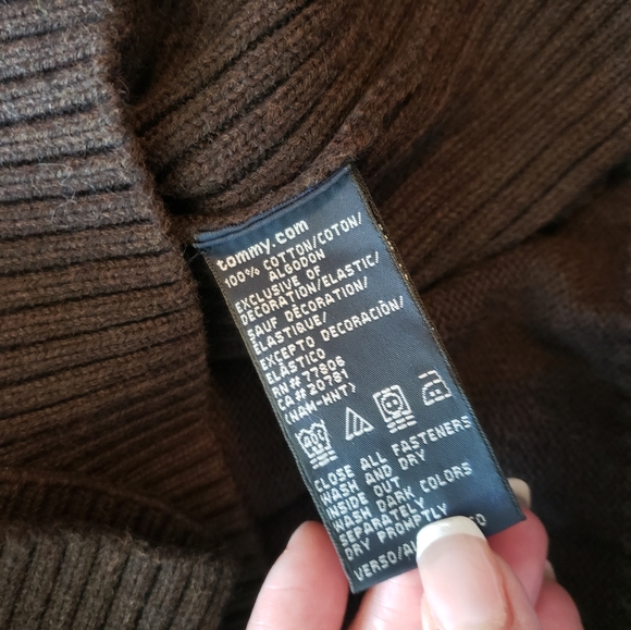 NWOT Men's Tommy Hilfiger Brown Sweater XXL - Picture 3 of 3